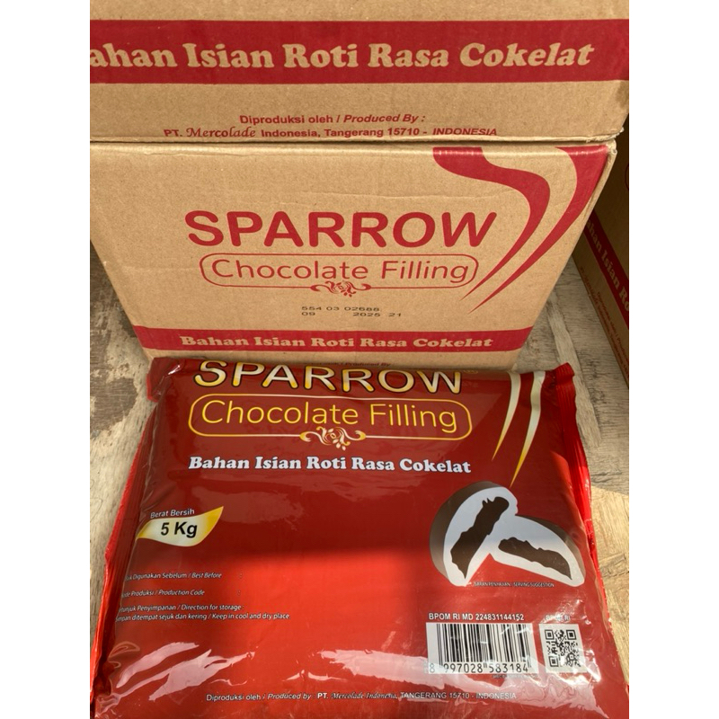

NG SELAI COKLAT SPARROW FILLING 5kg SLAI COKLAT COKLAT ISIAN ROTI