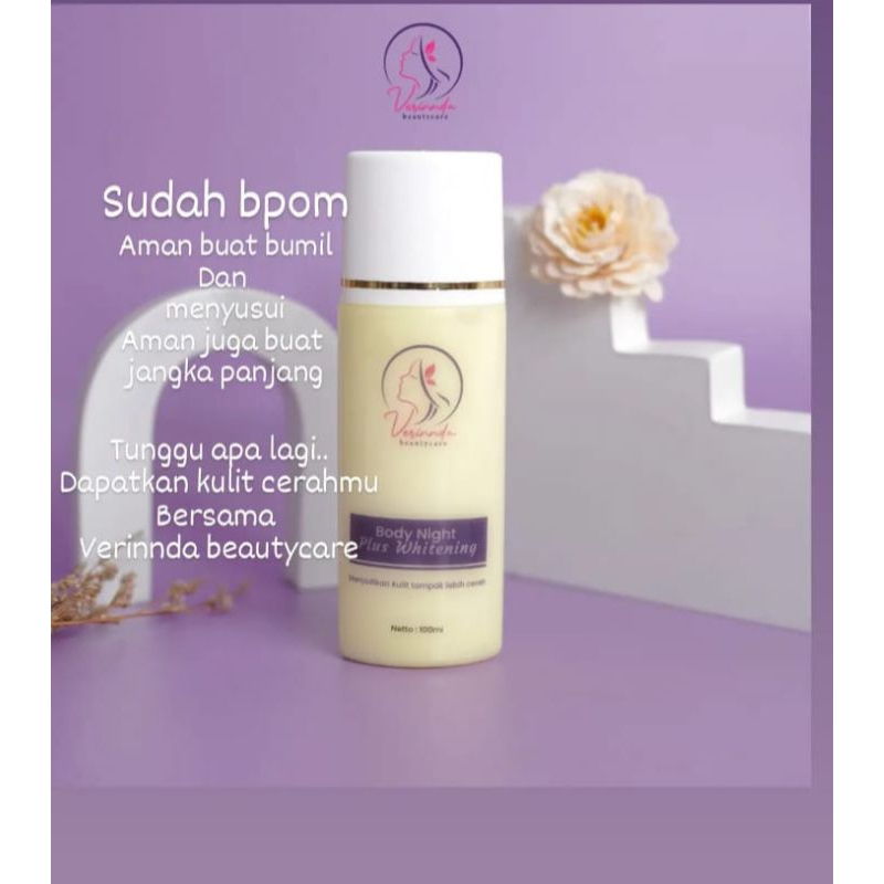 Body night plus whitening forte/hb pemutih bpom/Hb pencerah aman