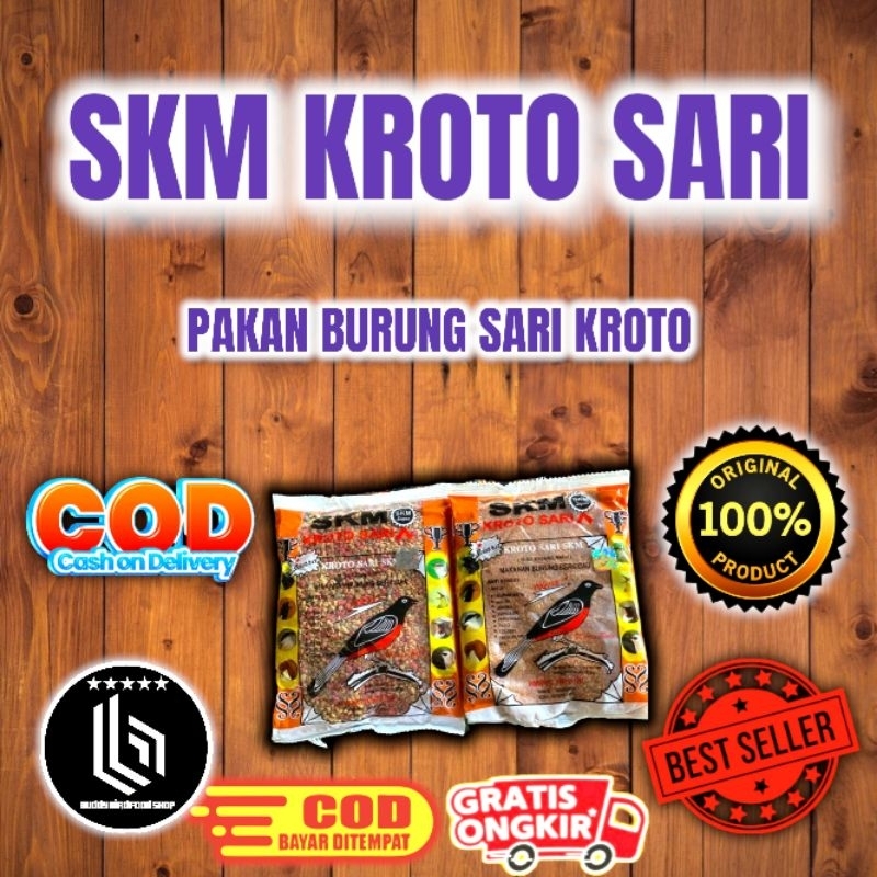 Pakan Burung Skm Kroto Sari Voer Pur Kasar Anti Stress Makanan Murai Kacer Jentet Cendet Punglor Dec