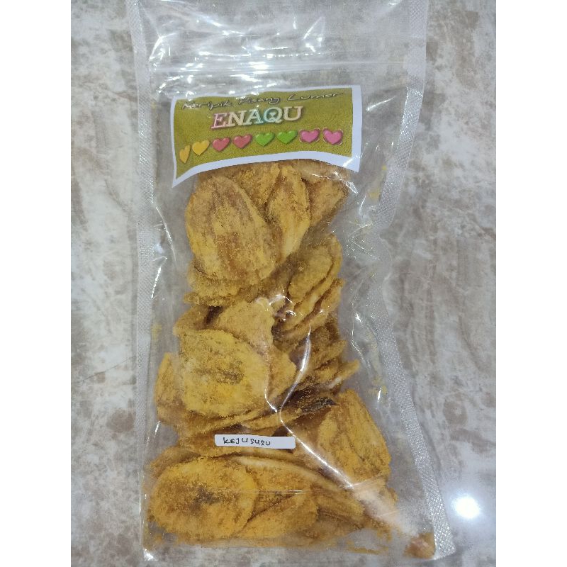 

Keripik Pisang Lumer ENAQU Keju Susu