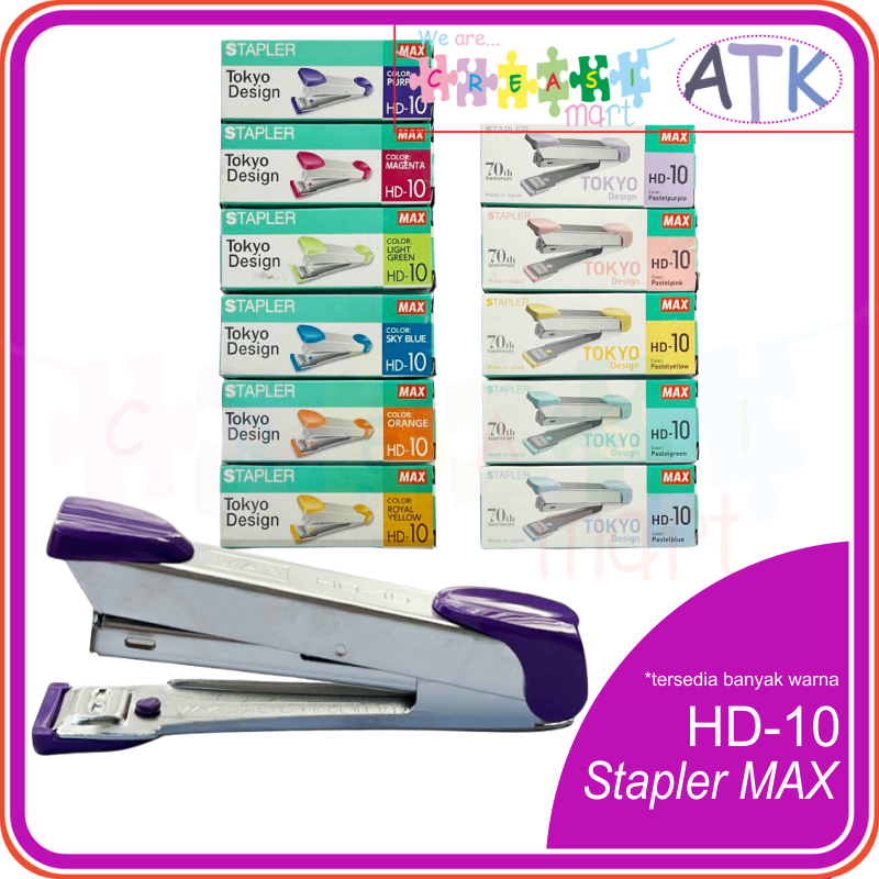 

Stapler MAX HD-10 Tokyo Design Made In Japan Tersedia Banyak Warna