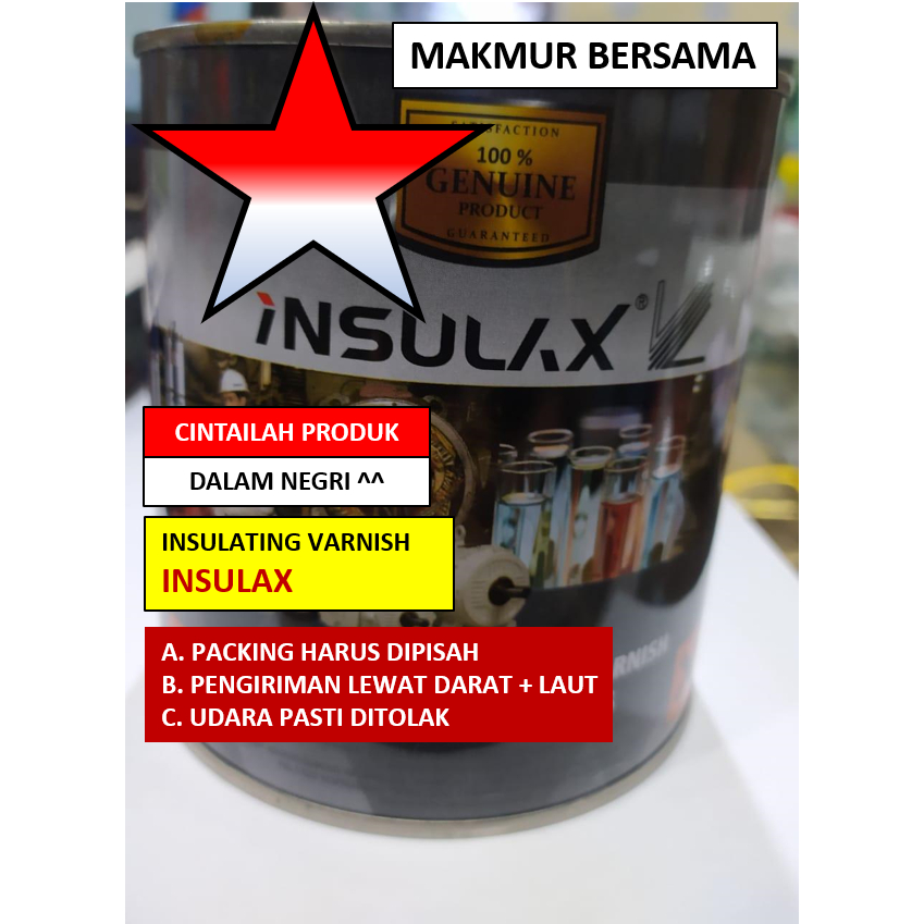 Insulating Varnish - Angkerlak - Insulax - Bahan Rewinding Dinamo Trafo