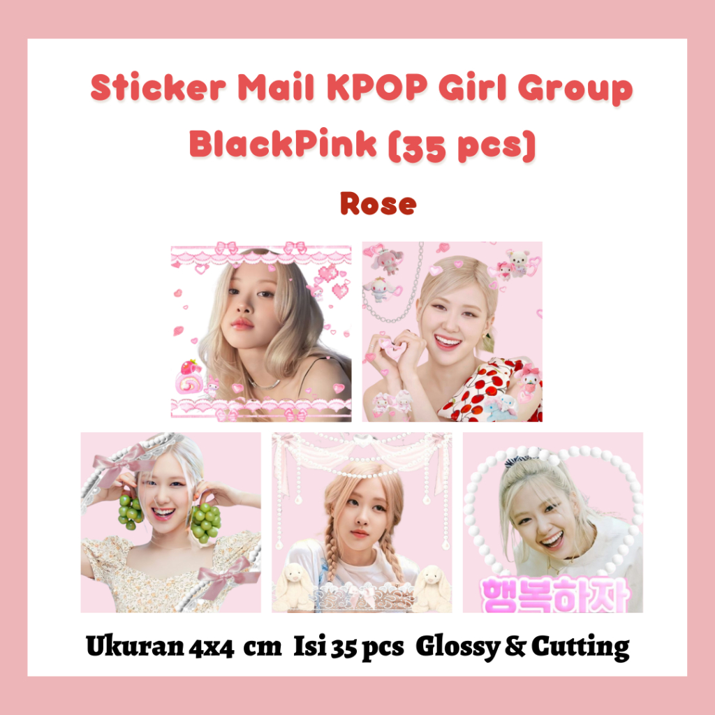 

BLACKPINK STICKER DECO 35 PCS SELLKOR - STICKER BLACKPINK - STICKER BLACKPINK DECO