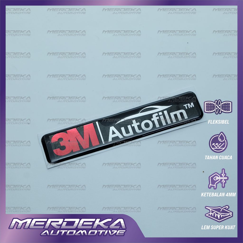 emblem timbul 3M Autofilm | emblem kaca film 3M Autofilm