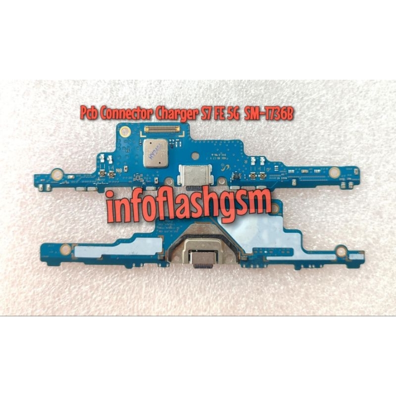 Pcb Charger Cas Connector Konektor Samsung Tab Tablet S7 FE 5G T736 SM-T736B