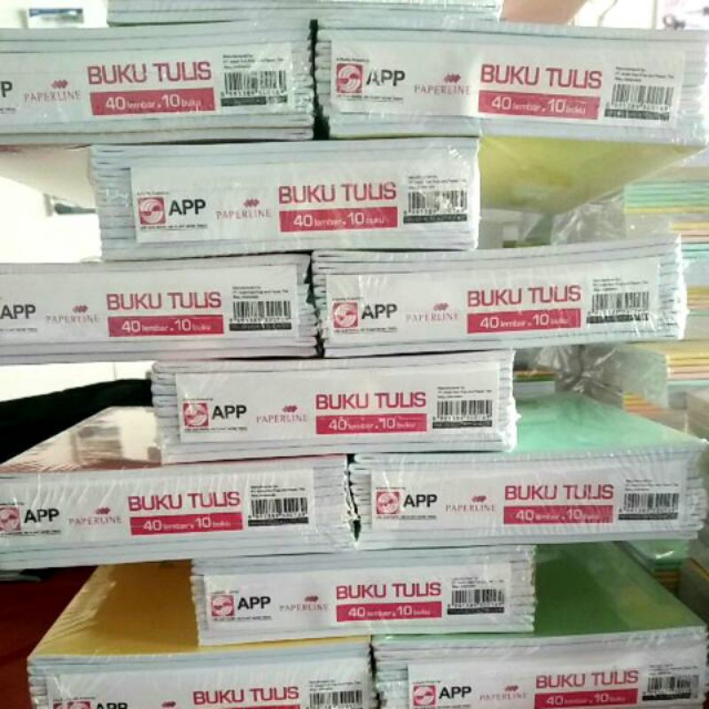 

buku tulis paperline isi 40 lembar.