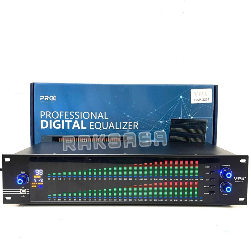 Equaliser digital vpk 2231 original EQX VPK2231 DSP
