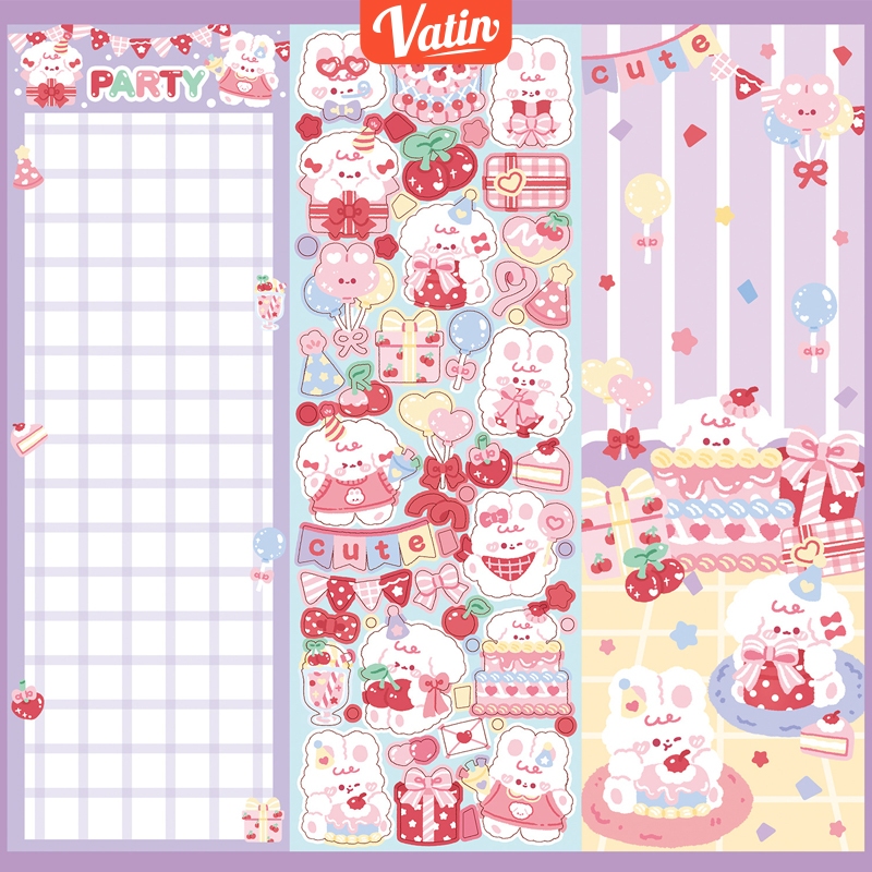 

Kartun Kelinci dan Anjing Seri Stiker DIY-Vatin_Shop