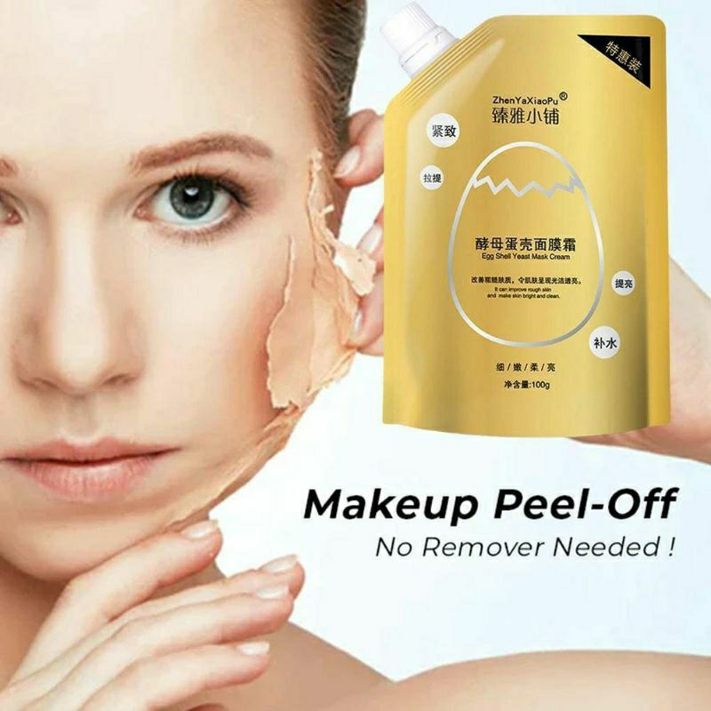 MASKER RAGI CANGKANG TELUR / EGG SHELL YEAST MASK CREAM ORIGINAL