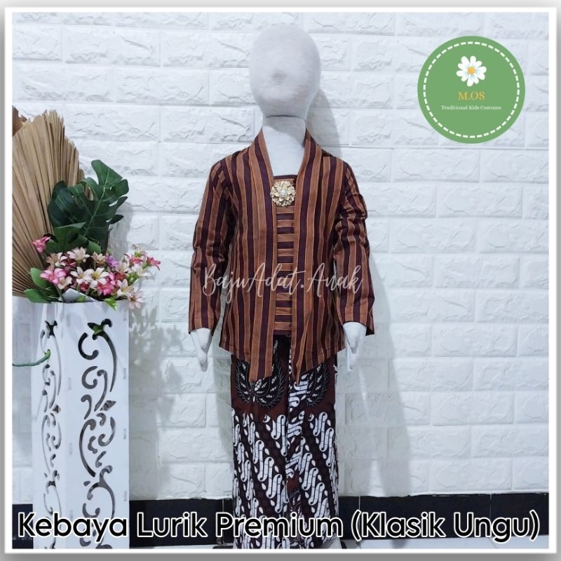 Kebaya Lurik Anak |Lurik Cewek|Baju Adat Jawa