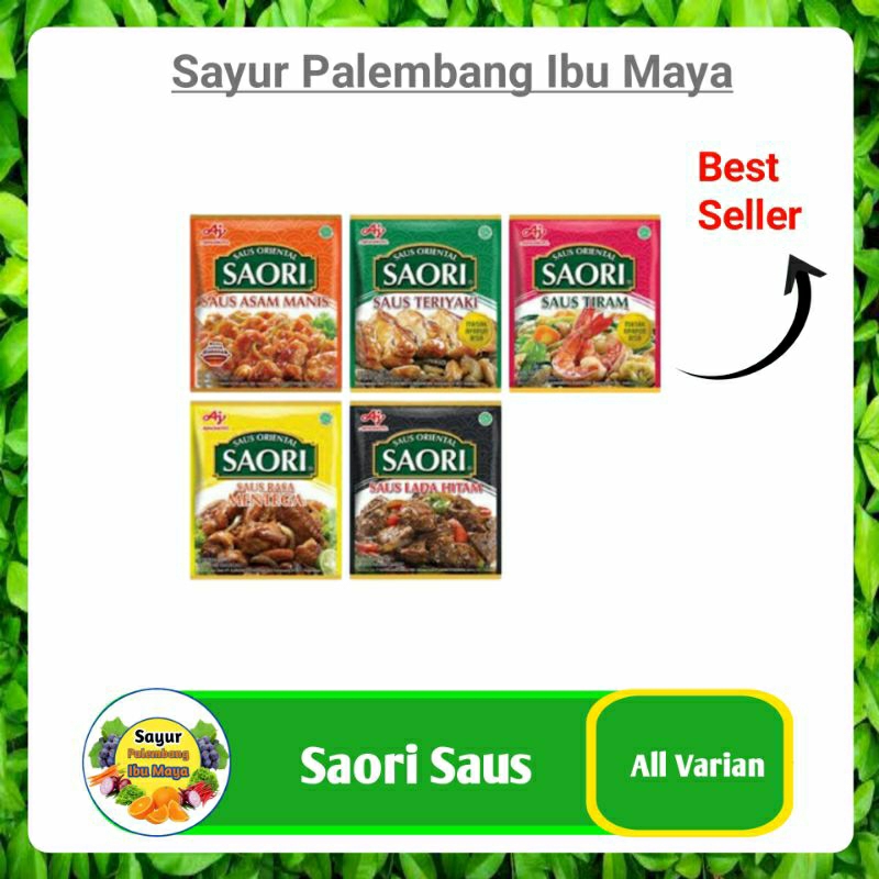 

Saori Saus All Varian 23ml - Palembang