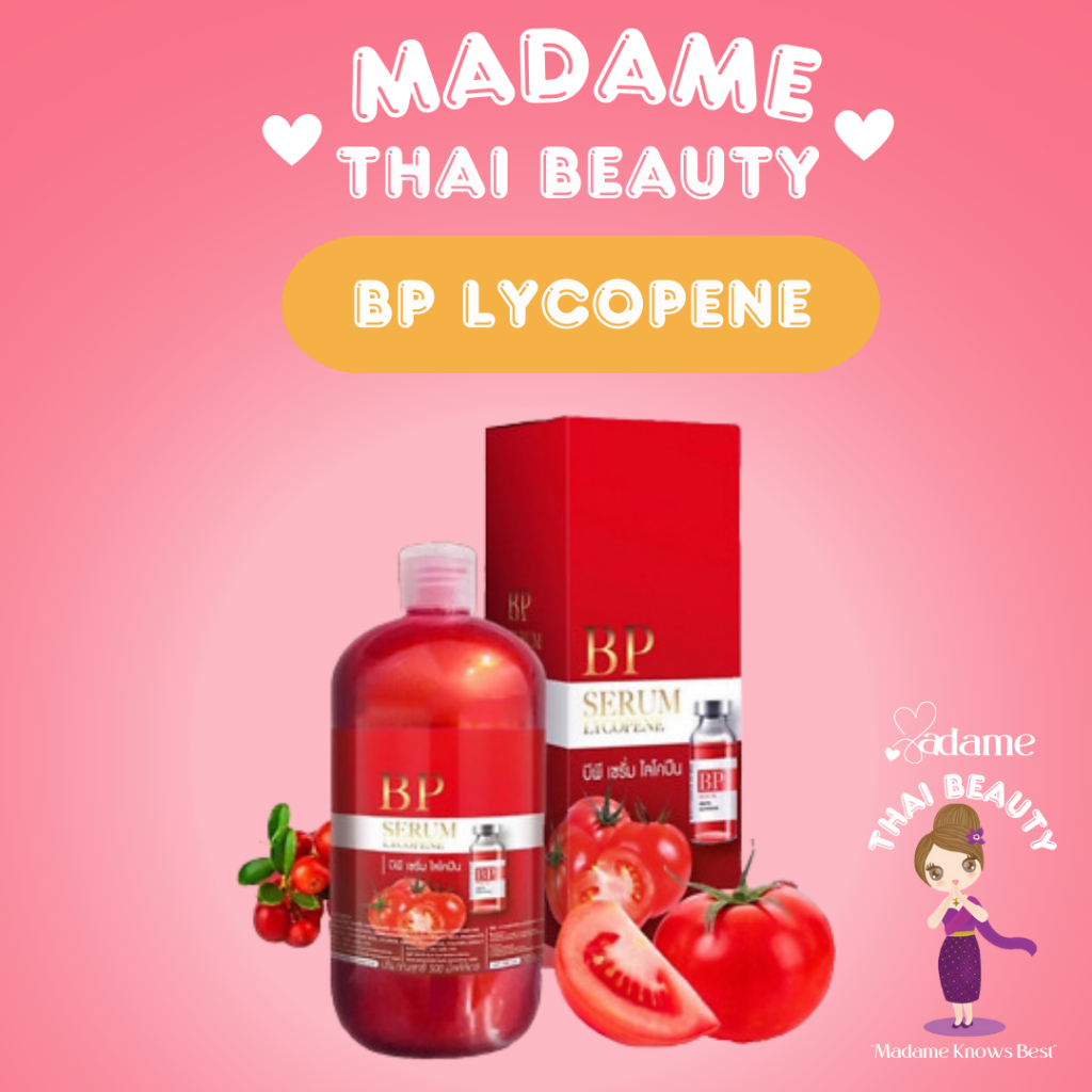 [MTB] BP SERUM THAILAND LYCOPENE - BP SERUM ARBUTIN GLUTATHIONE 500ML | BP Lycopene Serum | BP Serum