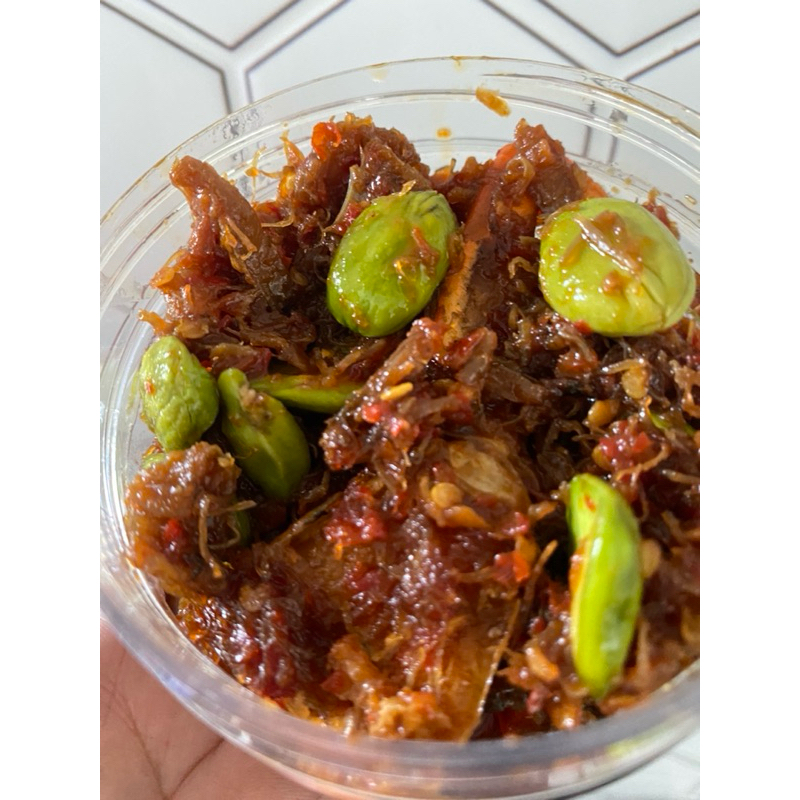 

SAMBAL PETAI KEPITING Dengan Potongan Asli Kepiting