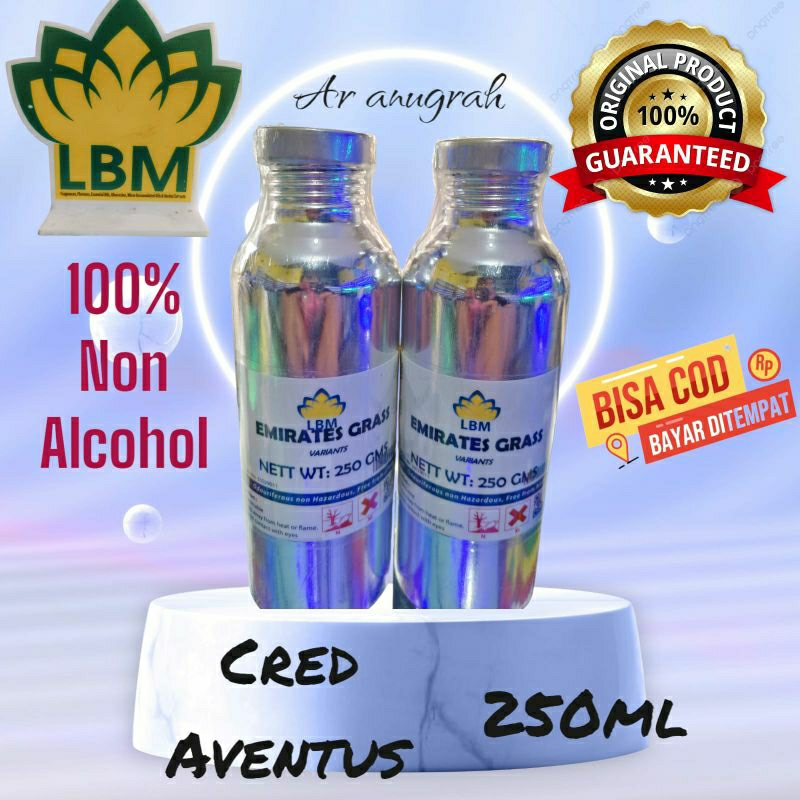 BIBIT PARFUM E.GRAS/CRED AVENTUS 250ML SEGEL NON ALCOHOL