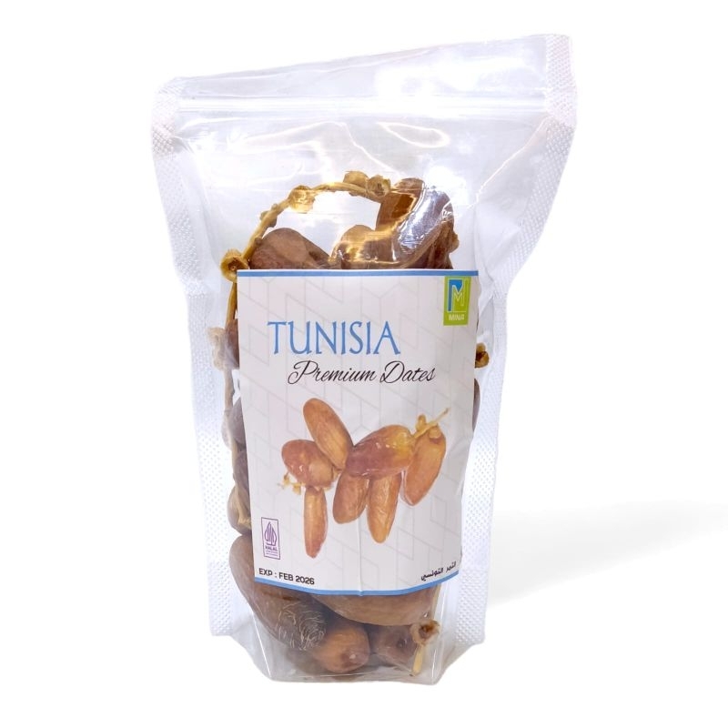 

Kurma Tunisia Tangkai premium 250Gram Pouch