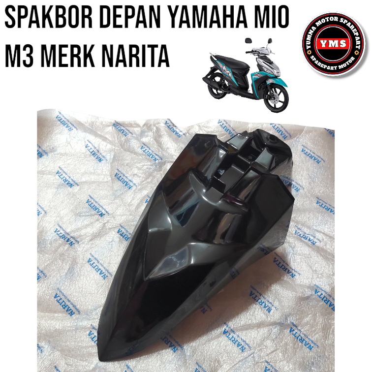 Spakbor Depan Yamaha Mio m3 Spakbor Slebor Depan Mio M3 spakbor depan mio z Hitam Merk Narita
