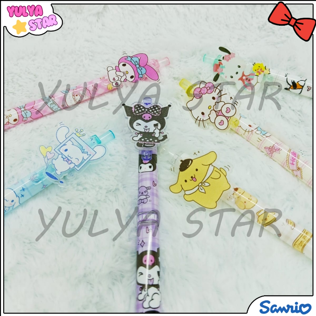 

Pulpen Mekanik SANRIO Vol.1 / Pulpen Acrylic karakter SANRIO / Pulpen lucu