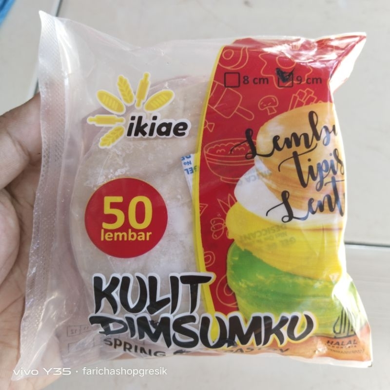 

KULIT DIMSUM UKURAN 9CM 1 PACK ISI 50