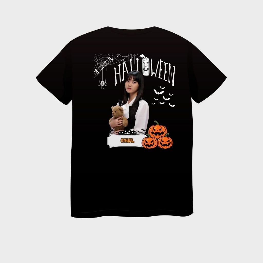 Kaos JKT48 Halloween Baju JKT48 Spesial Halloween | Kaos Oniel JKT48 | Kaos Unisex Pria Wanita | Kek