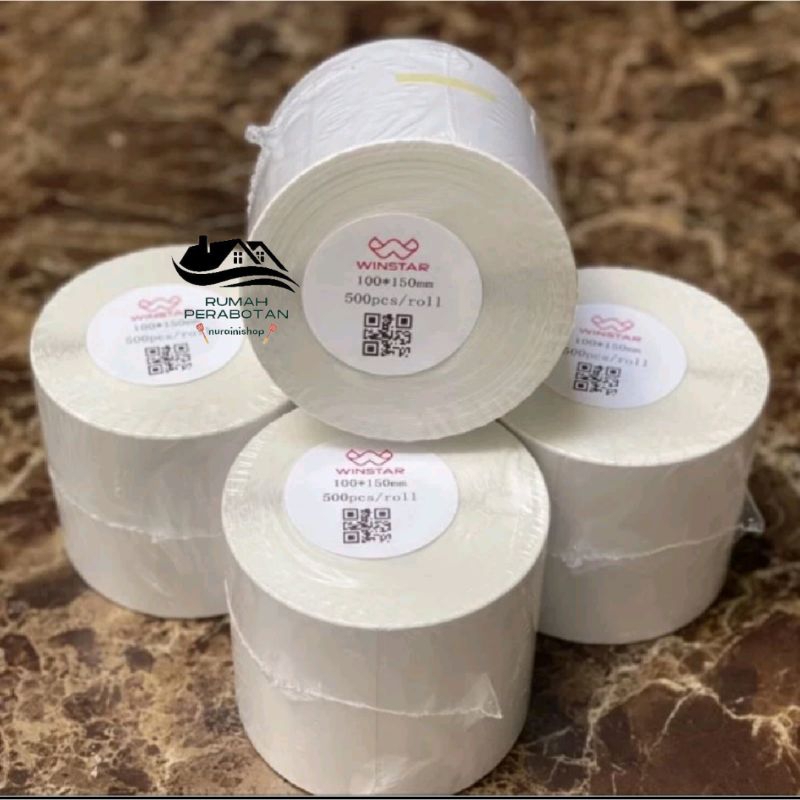 

Kertas label thermal 100x150 isi 500 lembar