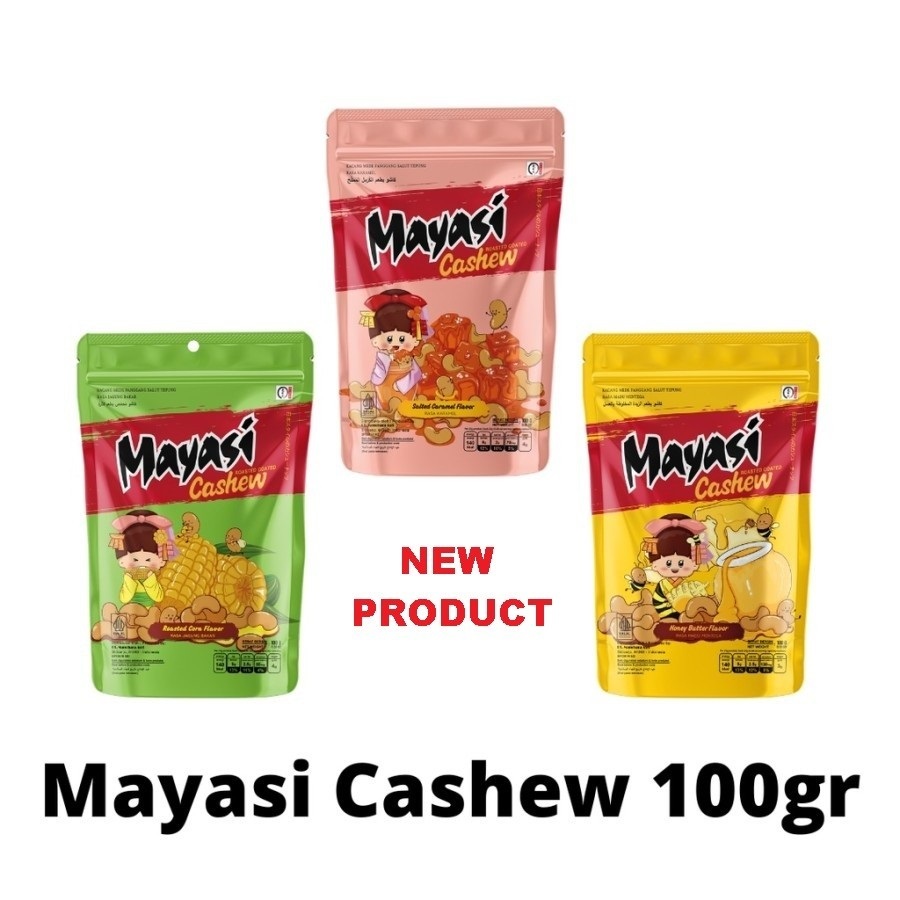 

Mayasi Cashew Kacang Mede 100gr All Variant 100%halal