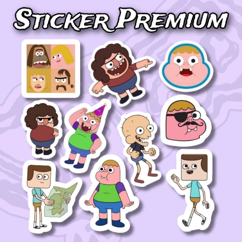 

Sticker Clarence Pack isi 10 pcs Waterproof