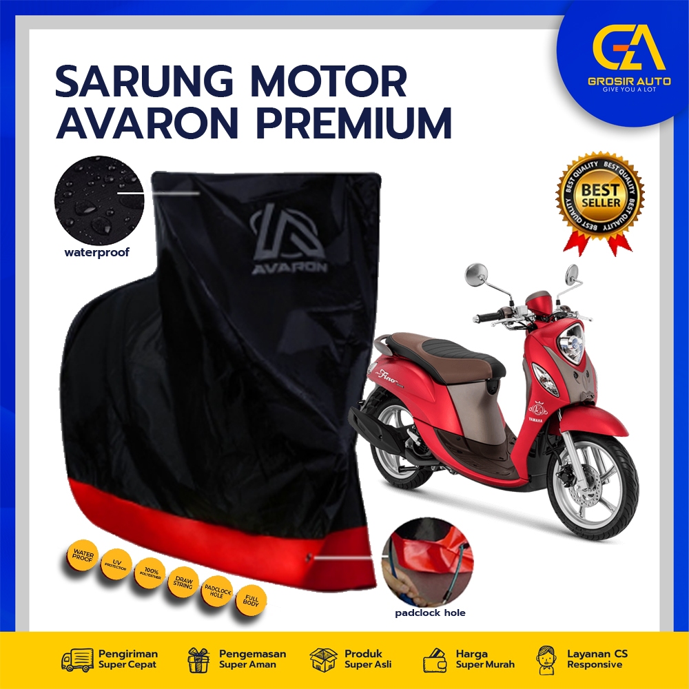 Sarung Motor PREMIUM AVARON FINO/ Penutup Pelindung Body Cover