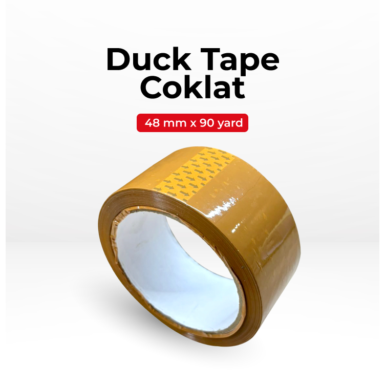 

MEGAPACK Lakban Tape Perekat 45mm x 90 yard Coklat - 6pcs