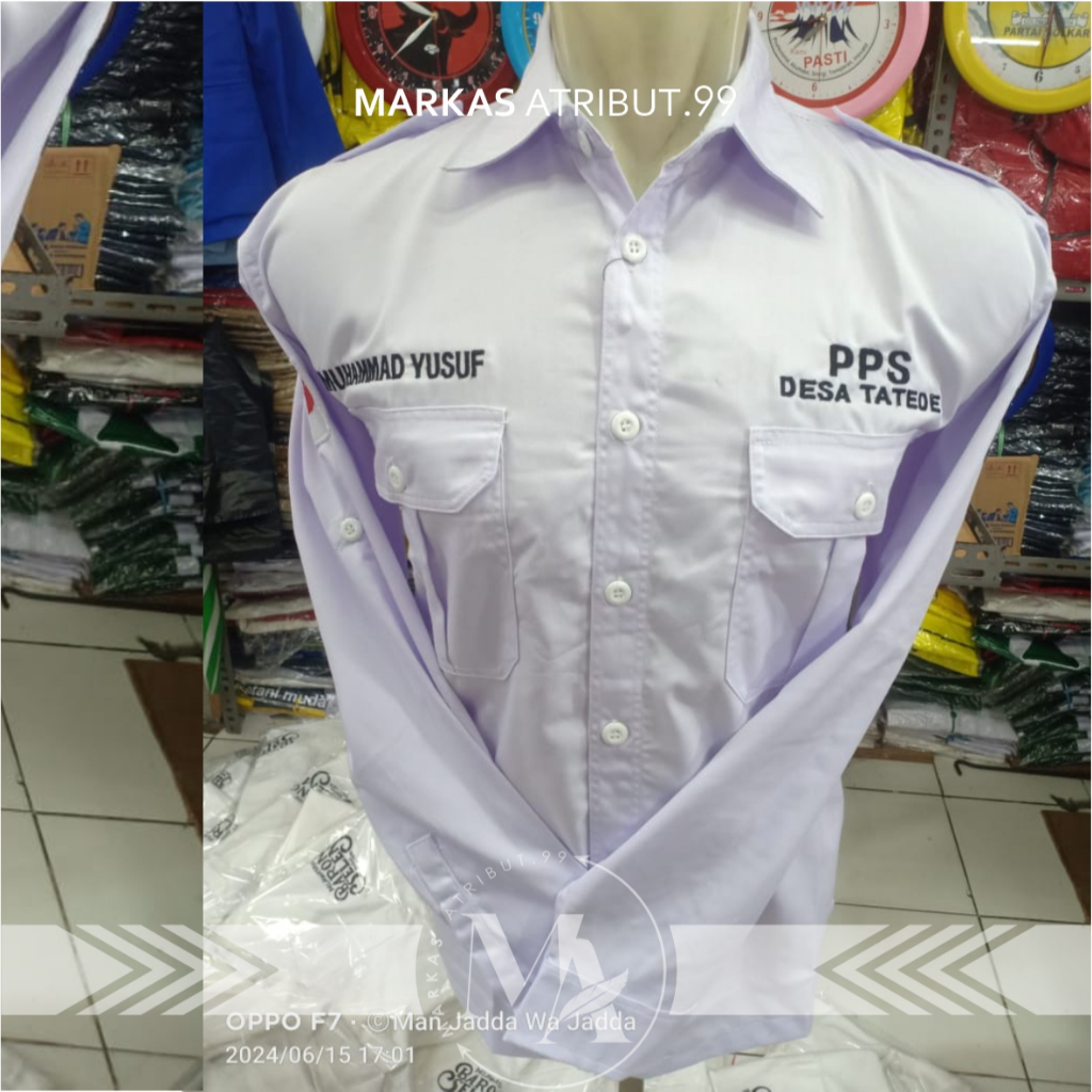 KEMEJA PPS / BAJU PPS / SERAGAM KPU / ATRIBUT PPS KPU