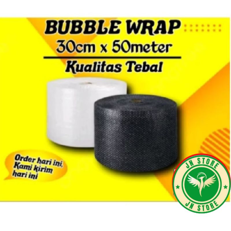 

Bubble Wrap Roll BENING & HITAM | merk P A U | Kuat TebaL Murah | Variasi tebal bubble 3 kg, 2.7 kg, 2.4 kg, 2.1 kg