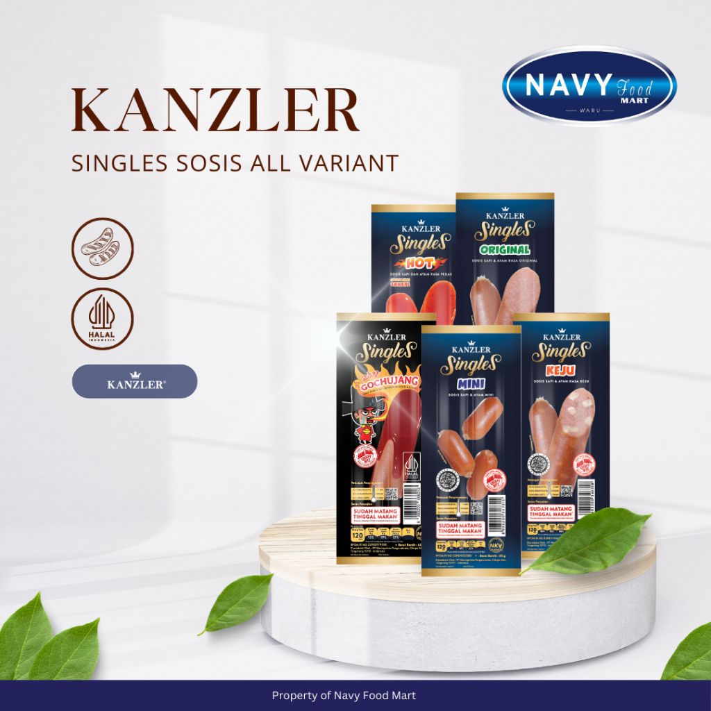 

Kanzler Singles Sosis dan Singles Bakso All Variant