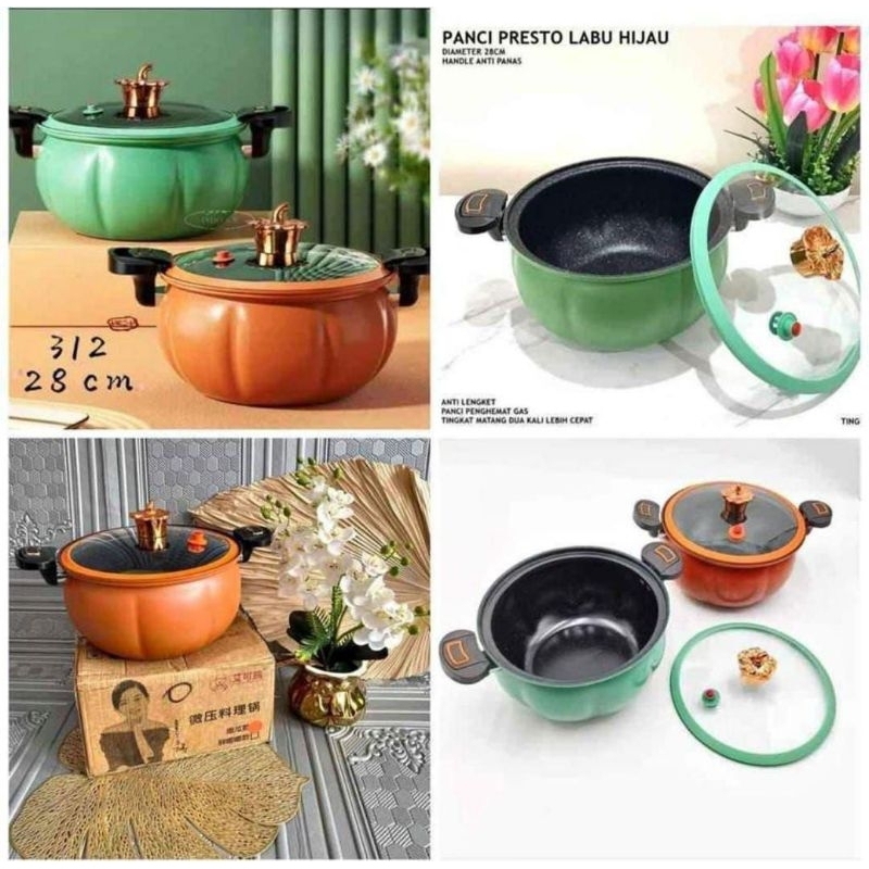 panci presto labu / panci presto totipotent bentuk labu