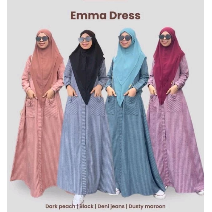 EMMA dress ORI by Aurora hijab, DRESS DAJA
