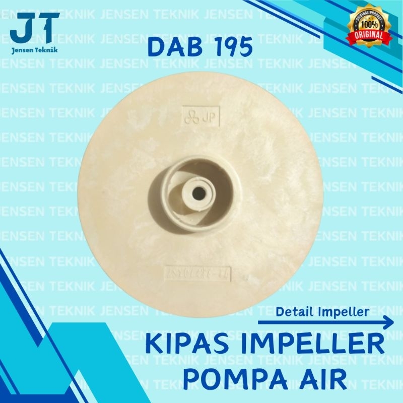 kipas impeller pompa air dab 195 drat