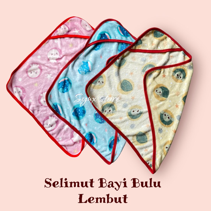Selimut Bayi Baru Lahir Selimut Topi Bayi Terbaru Bahan Lembut