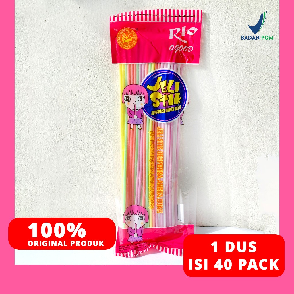 

JELI SEDOTAN JELLY STICK STRAW 1 DUS