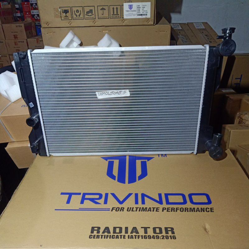 RADIATOR ASSY ALTIS 2003-2007 MANUAL (M/T) MERK TRIVINDO KUALITAS TERJAMIN
