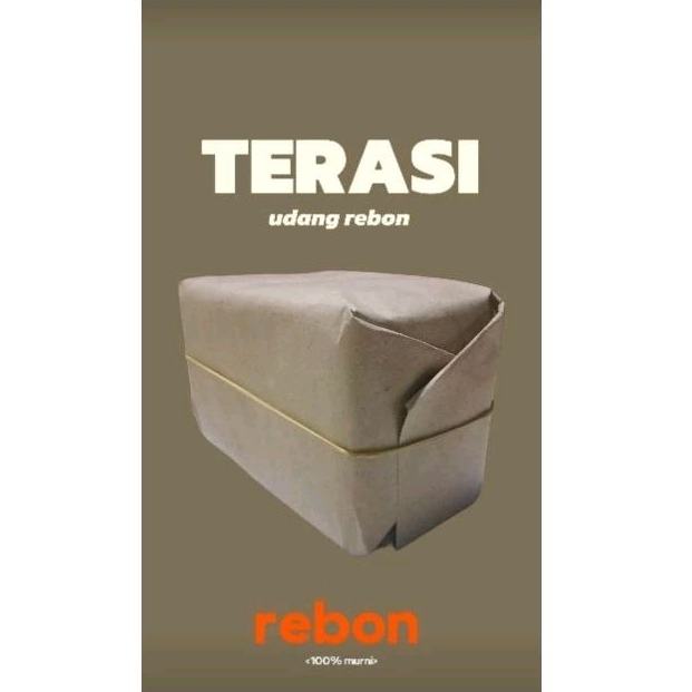 

Terasi Udang Rebon 100% murni rebon pilihan super