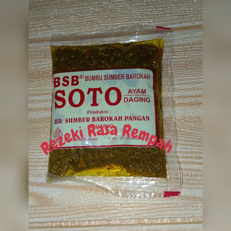 

Bumbu Masak Instan BsB Soto