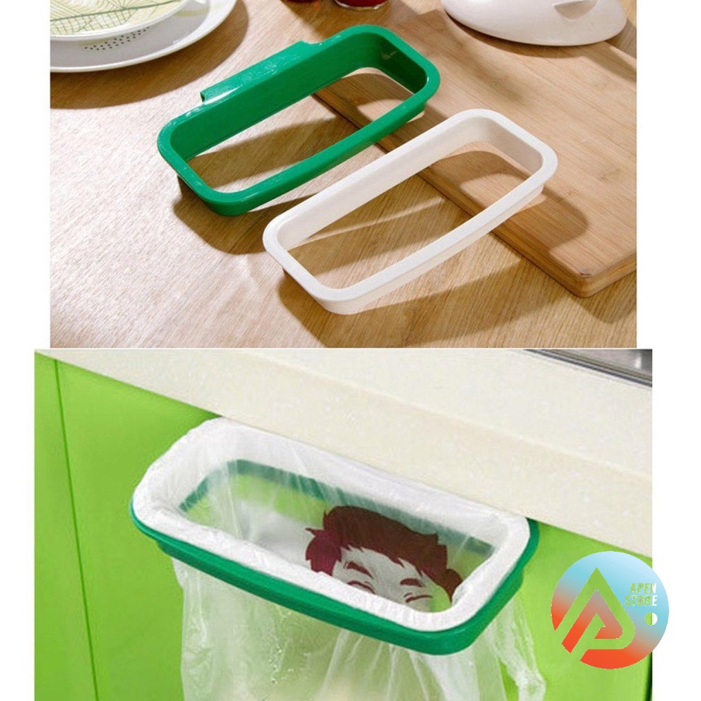 LUAR BIASA APEN Rak Hanger Kantong Plastik Tempat Sampah