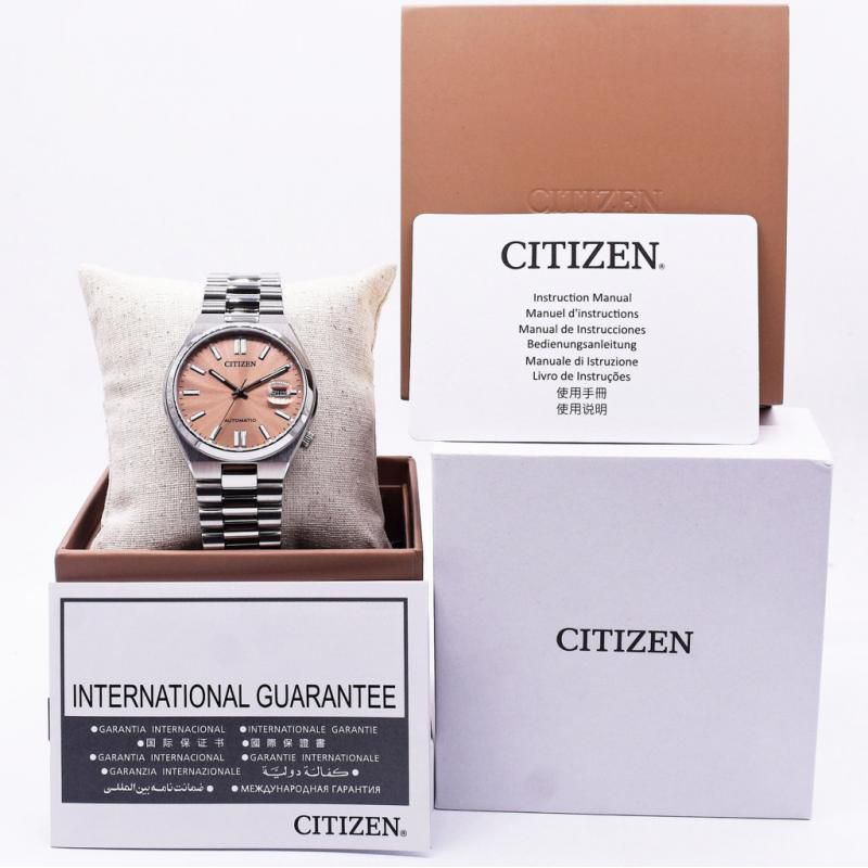 Jam Tangan Pria Original Citizen NJ0158 Automatic Rantai Silver Murah