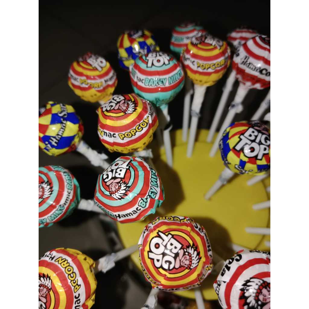 

Big top lolipops permen batangan