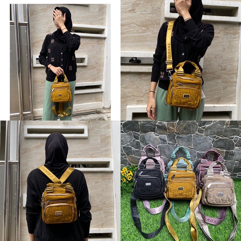 KHUSUS Tas ORI CHIBAO 1813s kanvas 3fungsi