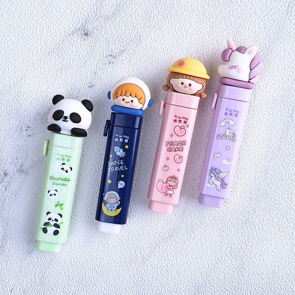 

NEWPRODUCT 3D Cartoon Mechanical Eraser Penghapus Mekanik Dengan Motif Cartoon 3D