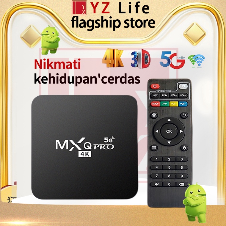 Tidak Diragukan 224 NetFlix Latest Android Tv Digital Box Set Top Box Tv Android 4K TV Box Smart Tv 