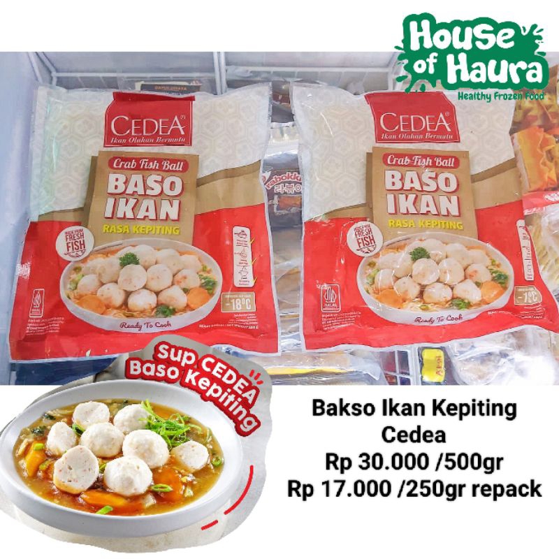 

Bakso Ikan Kepiting Cedea