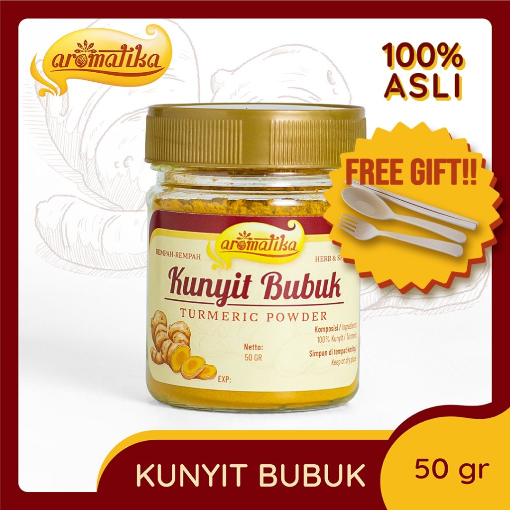 

[Gratis Alat makan Cantik] Kunyit Bubuk Aromatika (100% asli): Bubuk Kunir Wangi dan Kaya Nutrisi untuk Masakan Nikmat kaya Rempah