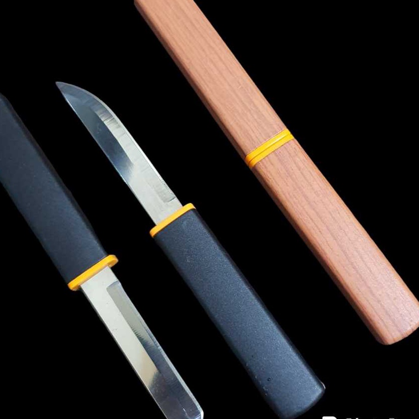 Eksklusif PROMO VIRAL Pisau Katana 2in1 Pisau Dapur Koki Pisau Katana 2 in 1 Pisau Double KATANA