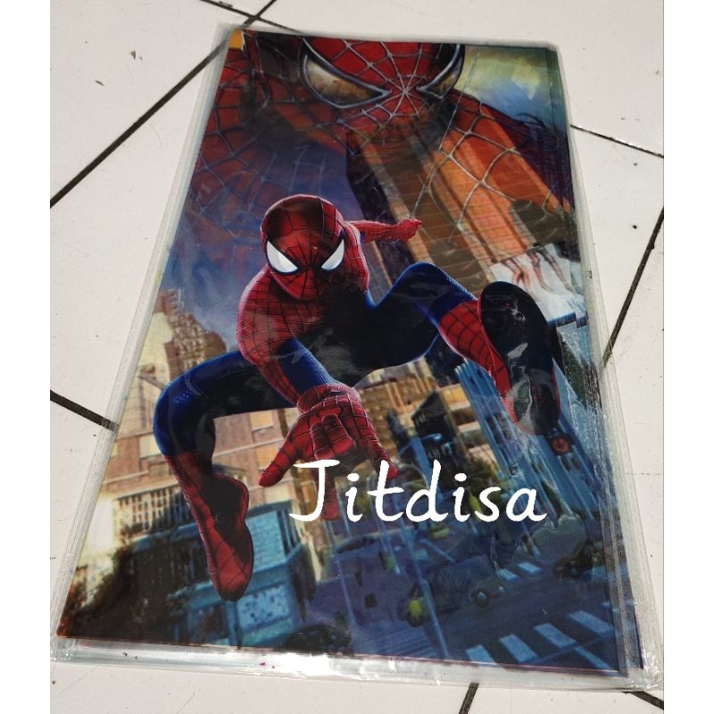 

(Isi 10)Plastik Snack Ulang Tahun (ultah) 22x40 / Plastik Karakter / Plastik OPP SPIDERMAN