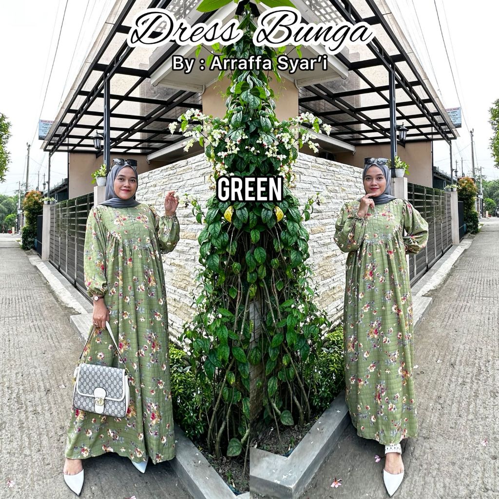 Larisa Dress Cey Airflow All Size Busui Ori Arraffa Syari